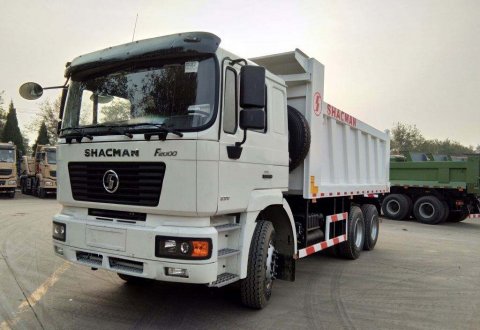 Shacman F2000 6x4 290hp dump truck special for Algeria Market
