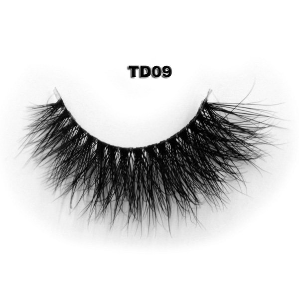 3D Mink Lashes With Invisible Band TD09