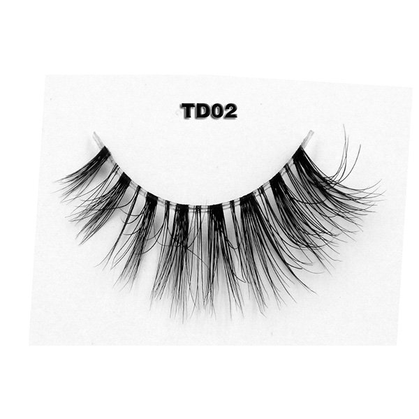 3D Mink Lashes Invisible Clear Band With Your Own Brand EyelashesTD02 