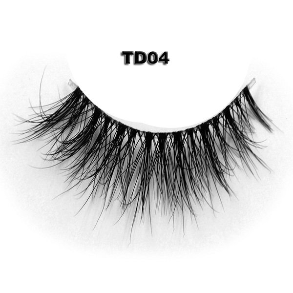 3D Mink Lashes With Invisible Band TD04