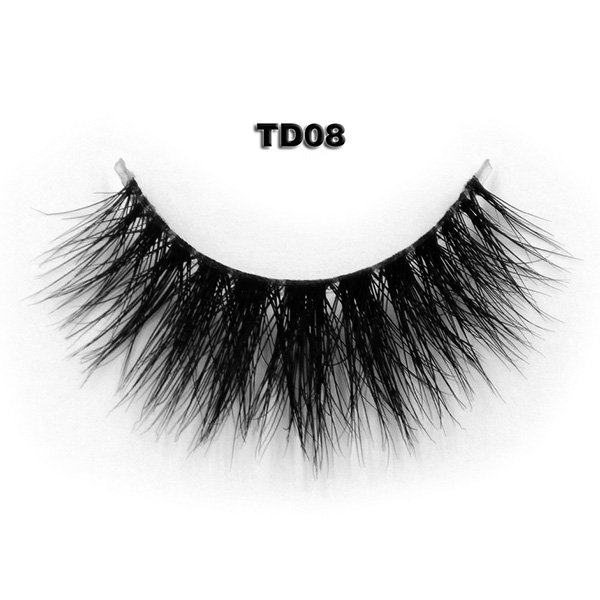 3D Mink Lashes With Invisible Band TD08