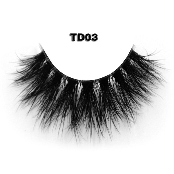 3D Mink Lashes With Invisible Band TD03