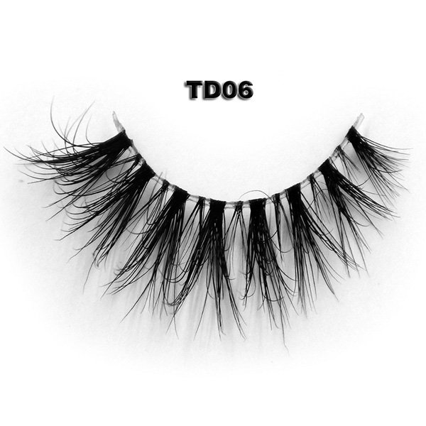 3D Mink Lashes With Invisible Band TD06