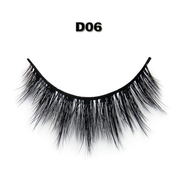  Cruelty Free 3D Silk Strips Eyelashes D06