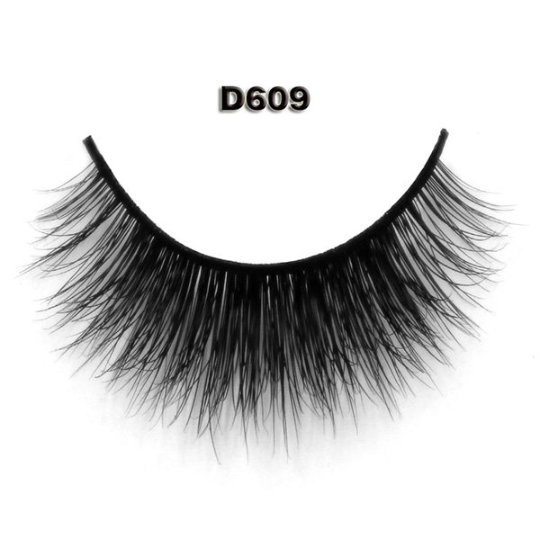 3D Mink Lashes With Black Cotton Band D609