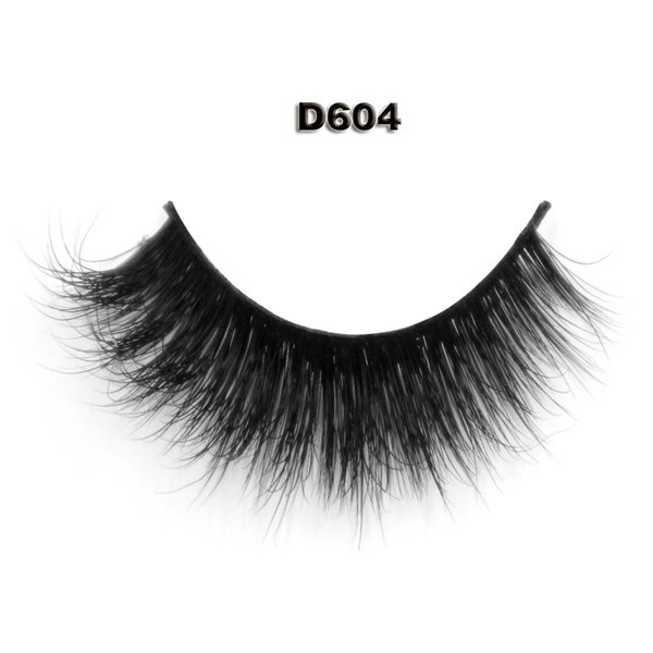 3D Mink Lashes With Black Cotton Band D604