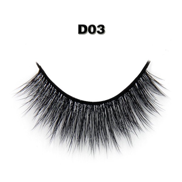 Faux 3D Mink Lashes With Black Cotton Band D03