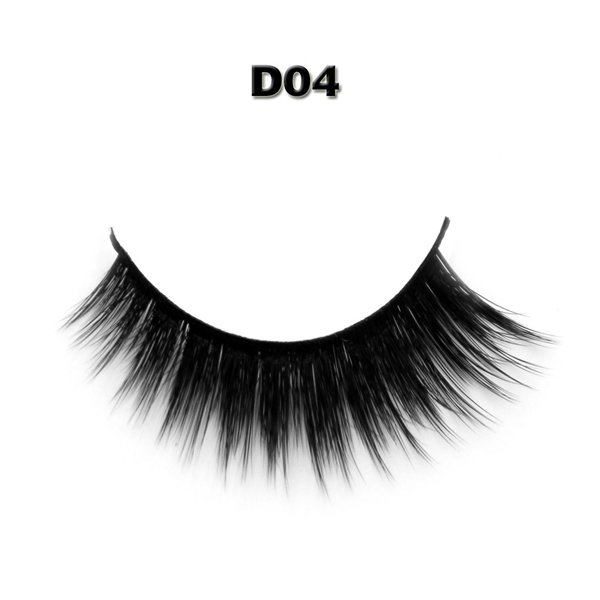 Faux 3D Mink Lashes With Black Cotton Band D04