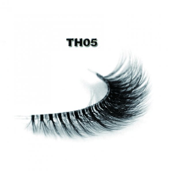 Mink 3D Lashes With Invisible Band TH05