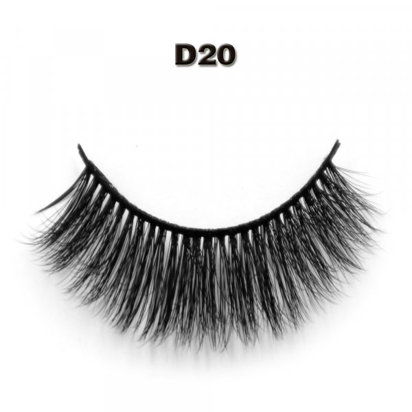 Silk lash D020 private label custom box 