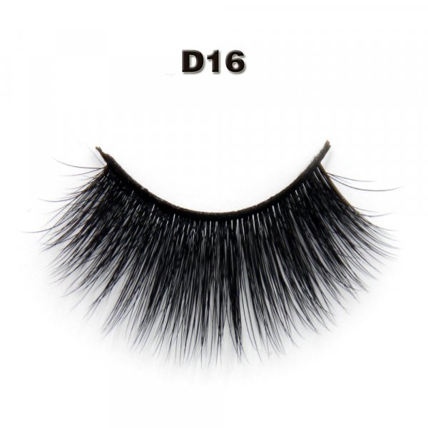 Silk lash D016 private label custom box 