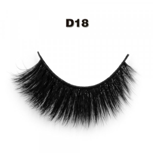 Silk lash D018 private label custom box 