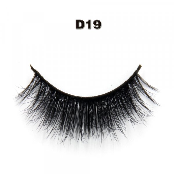 Silk lash D019 private label custom box 