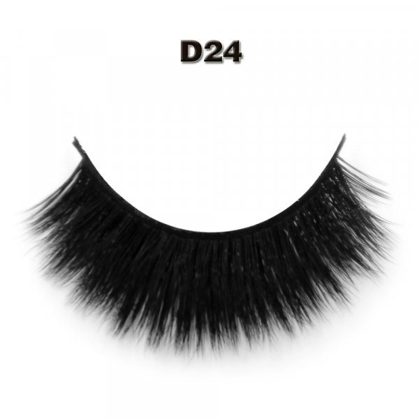 Faux mink lash D24 premium quality custom box