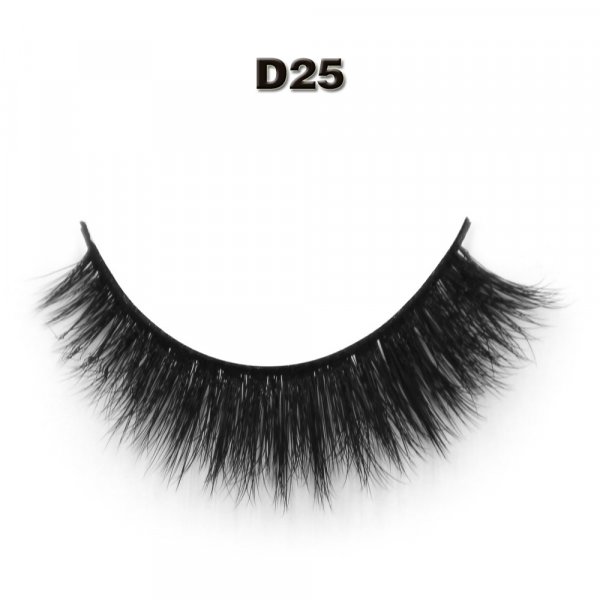 Faux mink lash D25 premium quality custom box