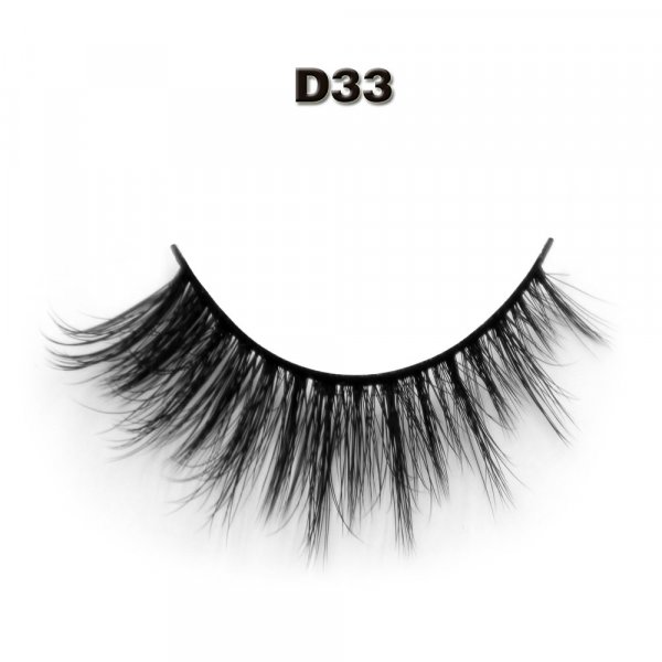 Silk lashes D033 custom packaging