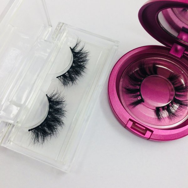 New arrivals D390 lashes mink cruelty free custom label 