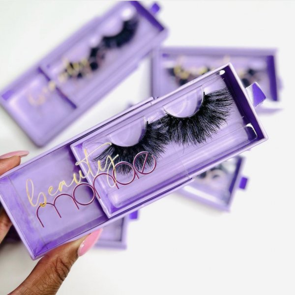 paper lashbox private label eyelash case lash single pair 1 box real long thick mink lashes wholesale