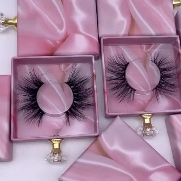 Individual Custom Strip Shiny Eyelashes 18mm 25mm Glitter purple golden Red Pink White Blue Mink Eyelashes Glitter Lashes