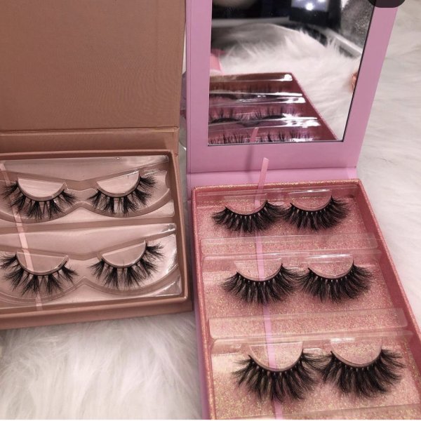 100% Real Siberian Mink 25Mm Long Lash Best 5D Eyelash Private Label Mink Lashes custom boxes with your logo