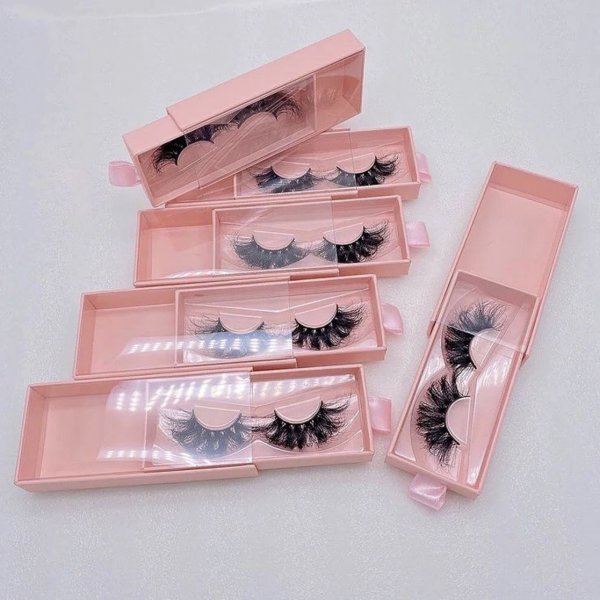 Best Selling false eyelash Synthetic Lashes 25mm Faux 5d 3d Mink Eyelashes 3D Silk Russian Strip Eyelash Vendor