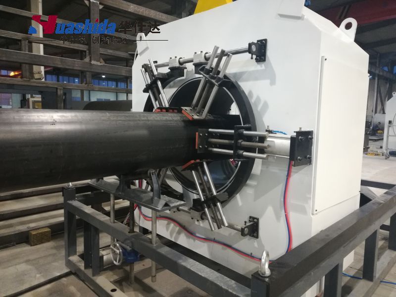 HDPE-pipe-extrusion-line-cutting-machine