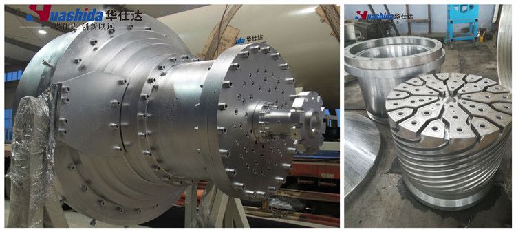 PE-jacket-pipe-extruder-spiral-extruding-form