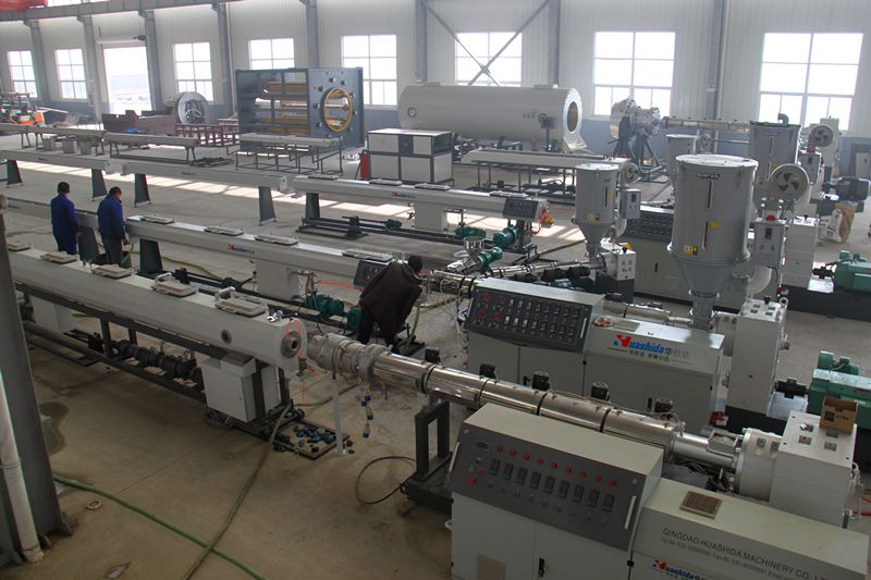 hdpe pressure pipe production line