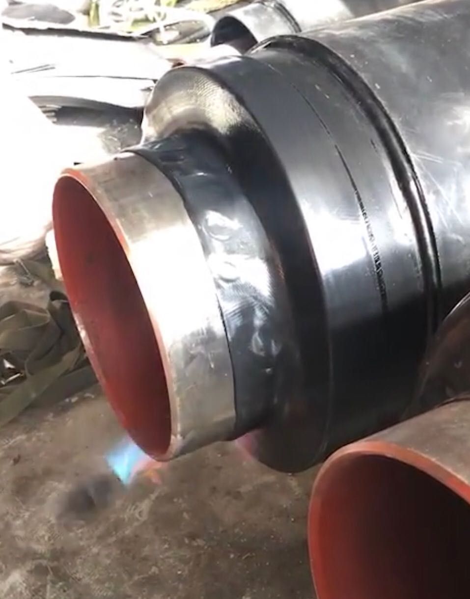 seal endofpre-insulation pipes heat shrink sleeve