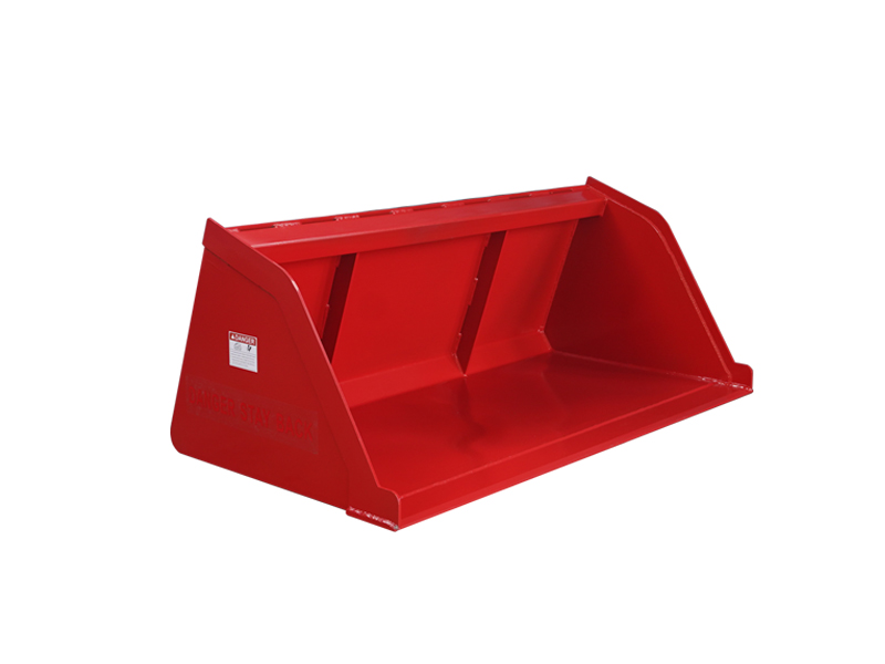 Mini Skid Steer Snow/Mulch Bucket ZK MS-SB1520(61IN)-MP600-GW