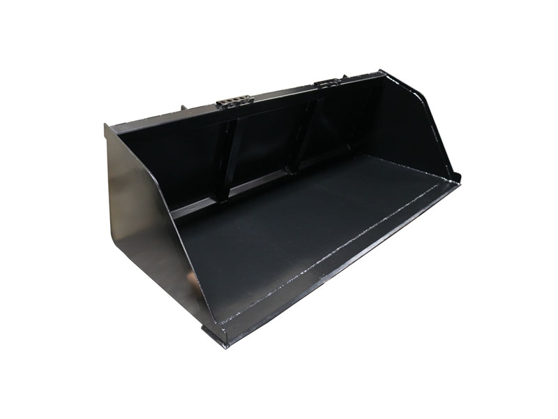 Heavy Duty Skid Steer Snow/Mulch Bucket 72" 80" 92" 96" 98" 102" ZK S-SB