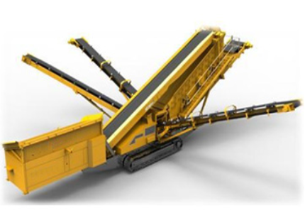 Crawler mobile jaw broken machine and tracked mobile screening machine