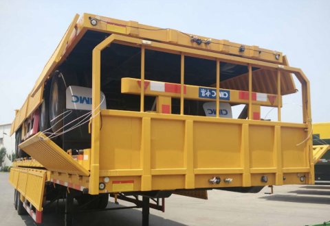 Heavy duty type container flat bed semi trailer for sale