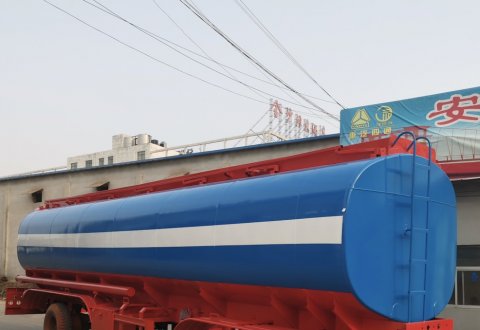 3 Axle 40000L 42000L 45000 Liters Oil Fuel Tanker Fuel Tank Semi Trailer with low price for sale