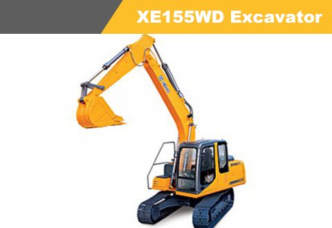 XCMG XE150D xe155dk xe155wd Hydraulic Crawler Excavator