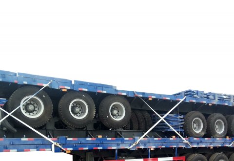 CIMC 3 axles 40ft flatbed semitrailer with good price for sale 