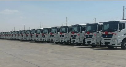 Beiben Heavy Duty Truck delivers 200 new energy heavy trucks to users