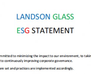 ESG Statement- Landson Glass