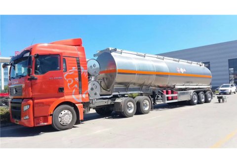 KAILAI 3 Axles Fuel Tanker Trailer 45,000 Liters