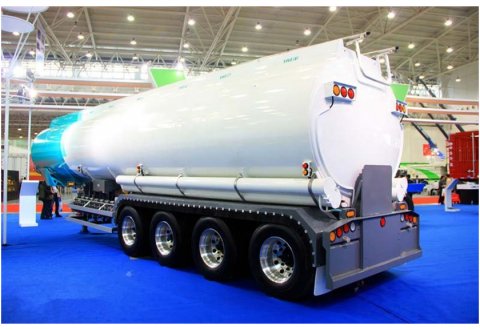 KAILAI 4 Axles Oil Tanker Trailer 60,000 Liters