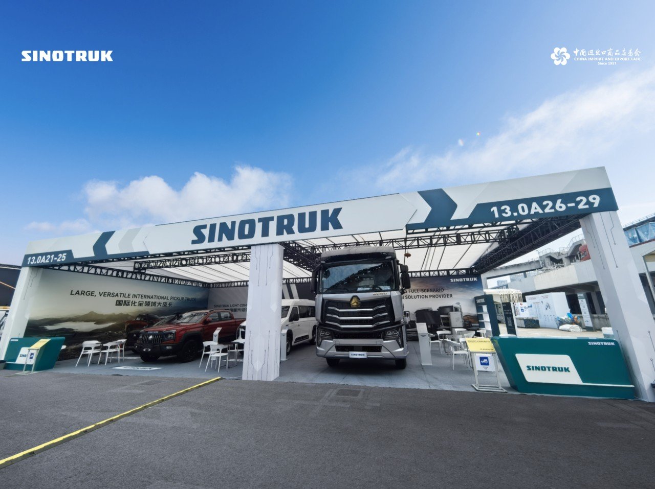 Brand New Lineup Sinotruk Makes A Stunning Appearance