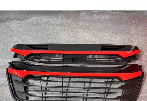 GELING Auto Parts 4x4 Pickup 4wd Front Black Grill Grille for Isuzu Dmax D'max Mux 2019 2020 2021 2022 2023