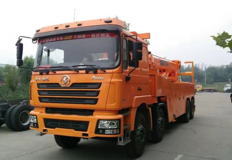Shacman 8X4 50 tons 60T emergency road wrecker truck rotator recovery wrecker tow trucks