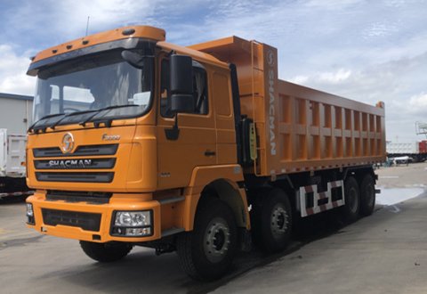 Shacman F3000 8x4 Dump Trucks 12 Wheels Tipper Trucks For Uganda
