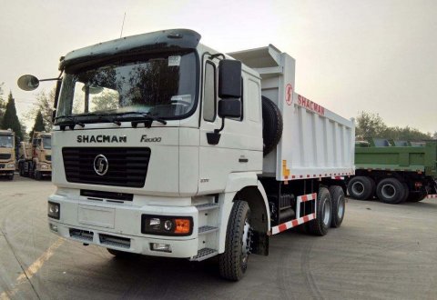 Shacman F2000 6x4 290hp dump truck special for Algeria Market 