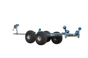 log trailer with boat tranport attachment KA01E
