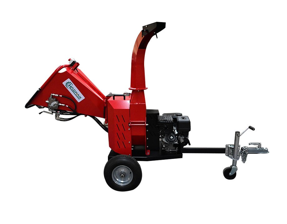 Hydraulic wood chipper