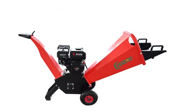 Crush the branches to make organic mulch