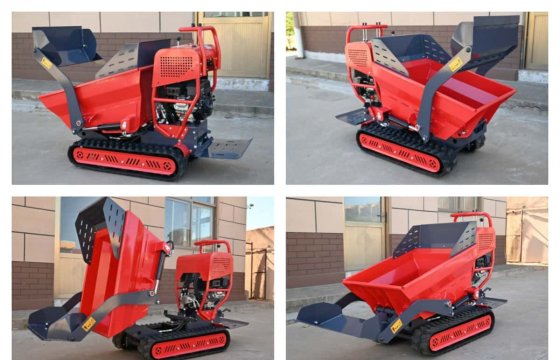 KFD50 6.5HP Hydraulic tracked mini dumper details