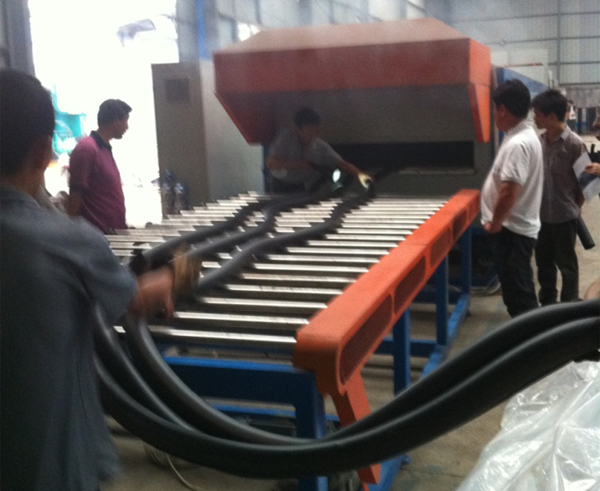 Rubber Foam Insulation pipe Production Line, flexible pipe machine